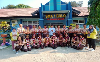 Pelepasan anggota Ekskul Pramuka SMA Don Bosco Banjarmasin untuk mengikuti Kemah Akbar Se-Kabupaten Jakarta Pusat